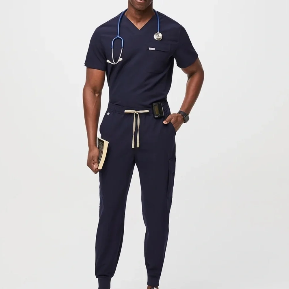 Figs bundle Tansen Cargo Utility Jogger Scrub Pants and Leon 3 pocket top M